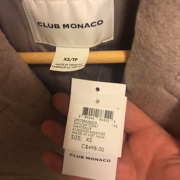 BRAND NEW Club Monaco Coat - Picture 2 of 10